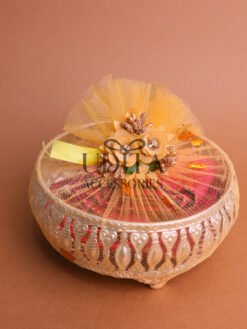 German silver tray hamper -6inch