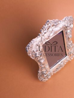 German Silver Rectangular Photo Frame