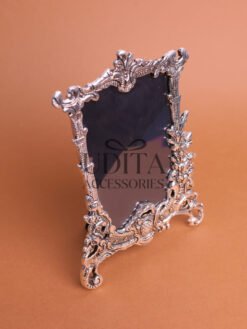 German Silver Antique Photo Frame 7 inches