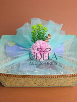 Ramayan Land Theme Hamper with German Silver Frame, Water Bottle