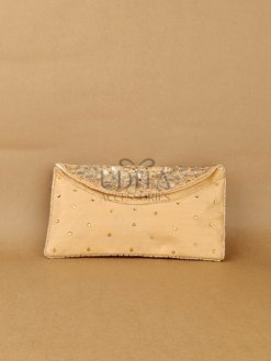 Zari work embroidery envelope