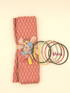Trendy baby shower return gift combo featuring designer blouse piece