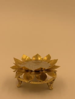 Lotus Flower Stand - Brass