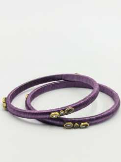 purple silk thread banglres