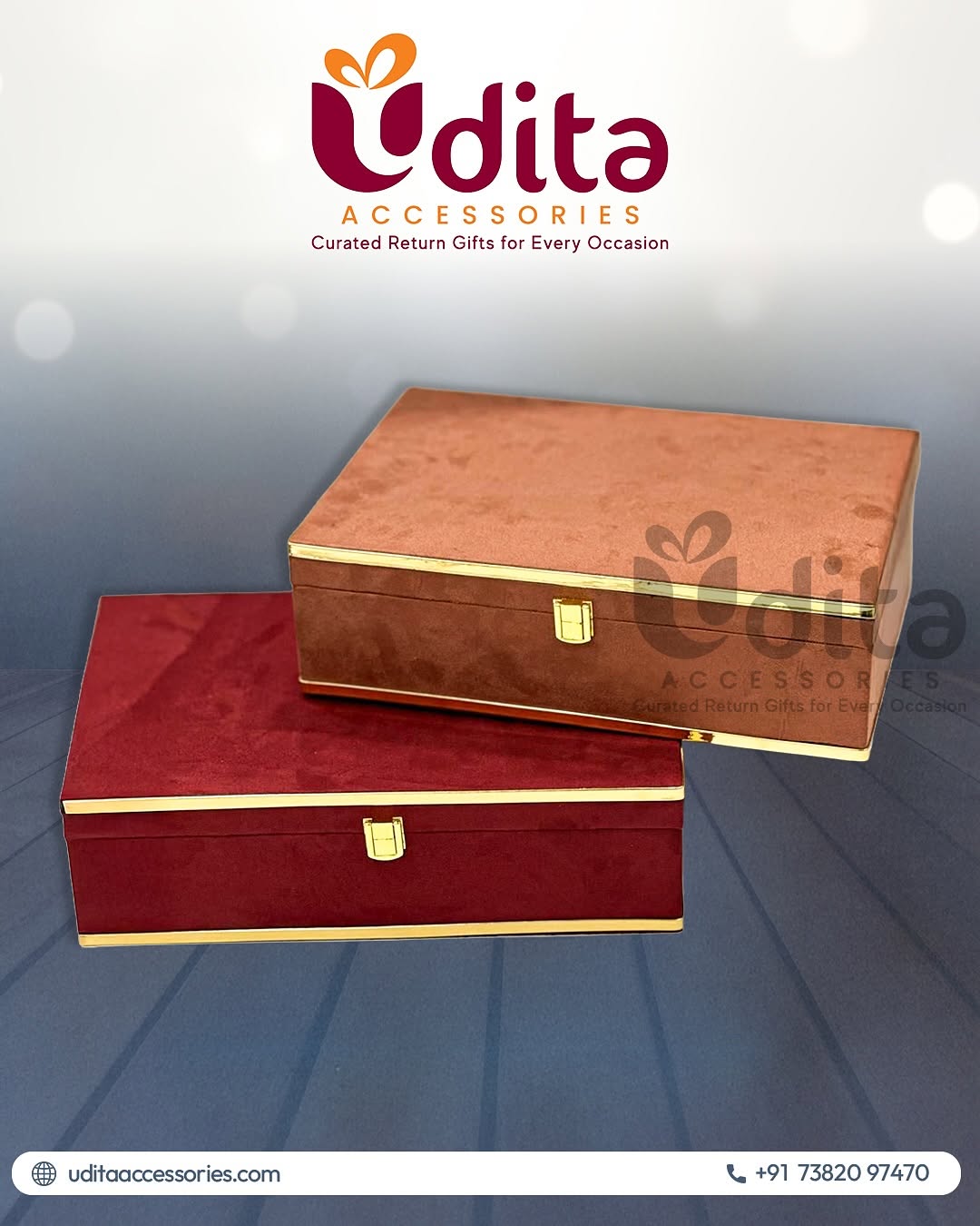 ideal for luxury return gift packaging and customized hampers