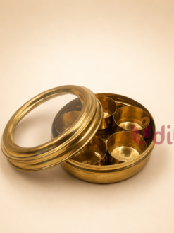 Brass Mini Puja Box – 4 Inch