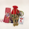 colorful bangles, and Haldi Kumkum set for Seemantham and Valaikappu ceremonies