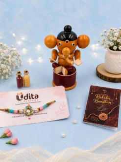 Ganesha Blessing Rakhi Hamper for Brother