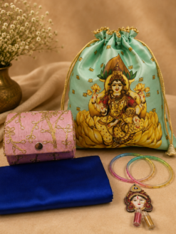 Varalakshmi Vratham Potli with Bangles Box Hamper
