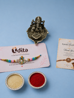 Ganesha Blessing Rakhi Gift Hamper for Brother