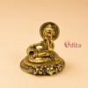 Premium handcrafted Brass Bal Krishna Idol (Laddoo Gopal) with butter pot, ideal for home temple décor, Janmashtami, pooja, housewarming gifts, and wedding return gifts.