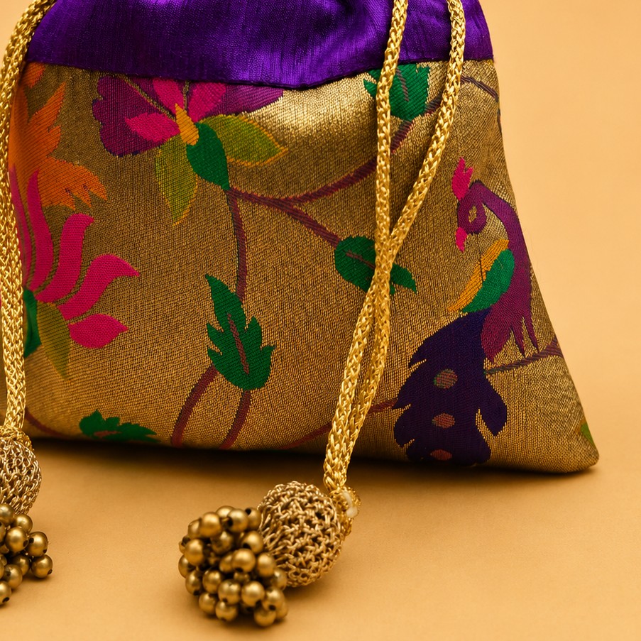 Paithani Potli Bag