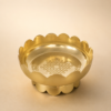 Brass Kolam Lotus Stand  - 4 Inch