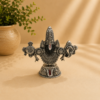 German silver Balaji idol with Shankha Chakra and traditional detailing