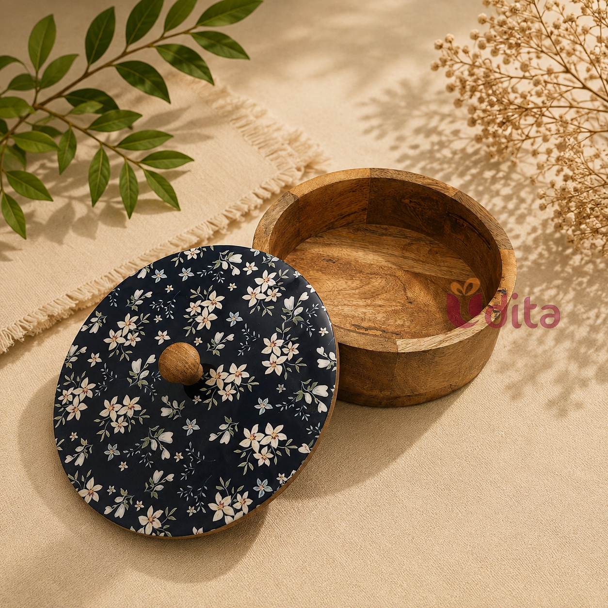 Wooden Roti Box